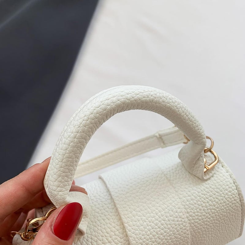 FALETO Mini Purses for Women Cute Top Handle Crossbody Bag Stylish Tiny Clutch Handbag with Strap - Image 4